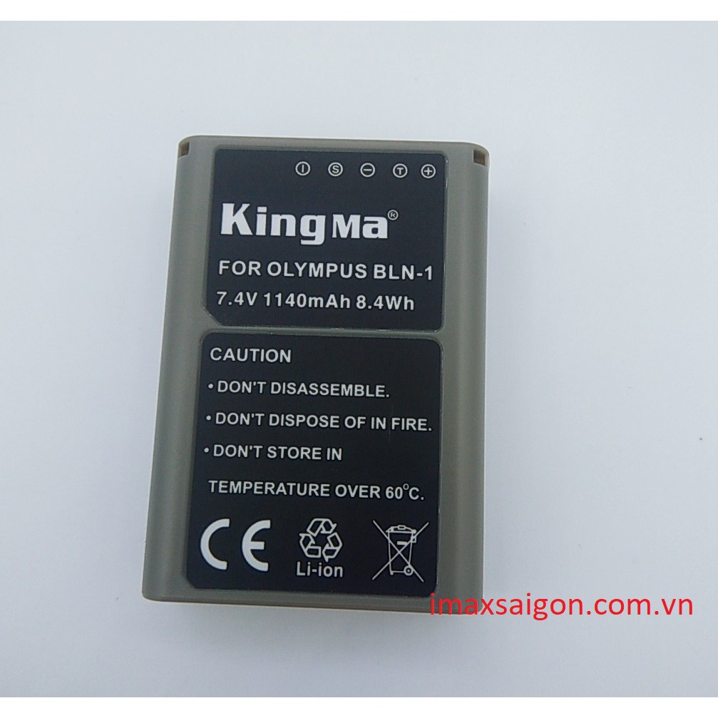 PIN MÁY ẢNH KINGMA thay thế cho OLYMPUS BLN-1