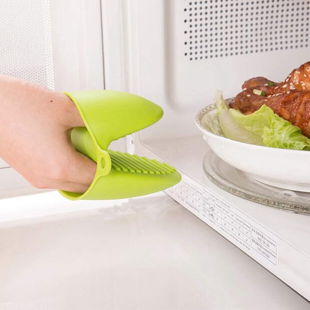 Găng Tay Silicone Cách Nhiệt Chống Nóng Tiện Dụng