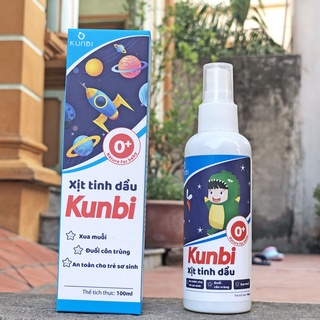 Chai xịt muỗi Kunbi tinh dầu đuổi muỗi xả chanh an toàn cho bé
