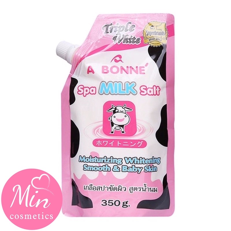 Muối Tắm Trắng Da Sữa Bò Bonne Spa Milk Salk Thái Lan 350g