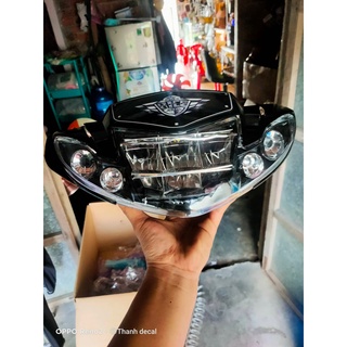 Đầu sirius 2 tầng full ốp đủ màu ,tặng 1 cặp bóng demi tặng kèm bợ cổ , lắp cho sirius 110 , sirius 50
