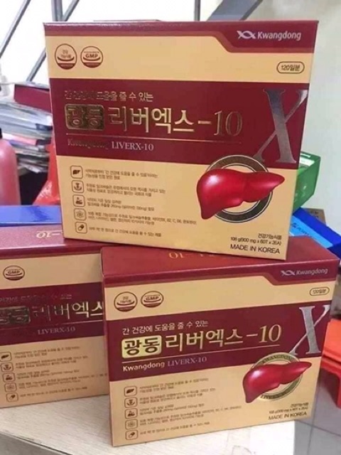 Bổ gan Kwangdong LiverX10 hộp 120 viên Hàn Quốc