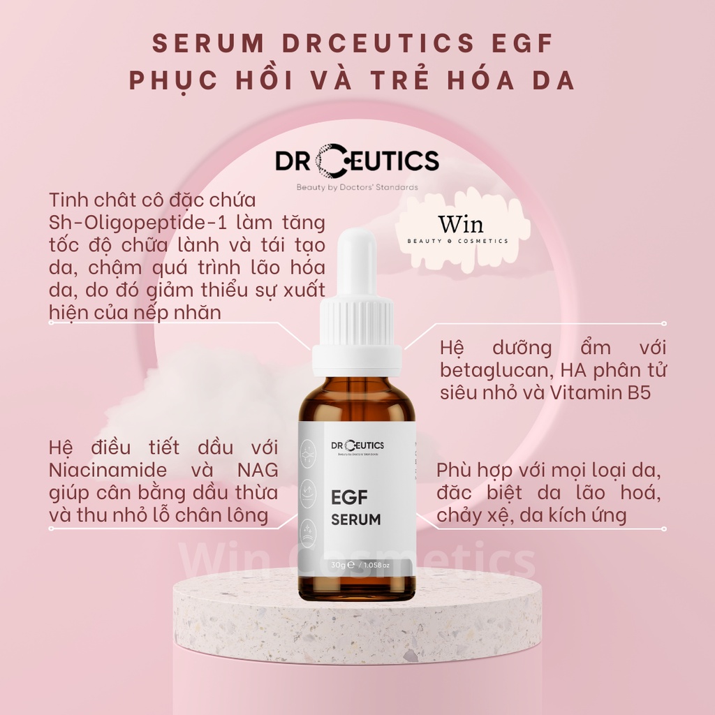 Serum EGF DrCeutics Phục Hồi Và Trẻ Hóa Da