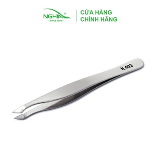 Nhíp Nhổ Lông Mày Vỉ Giấy KỀM NGHĨA N.403 Đầu Móc Nhọn