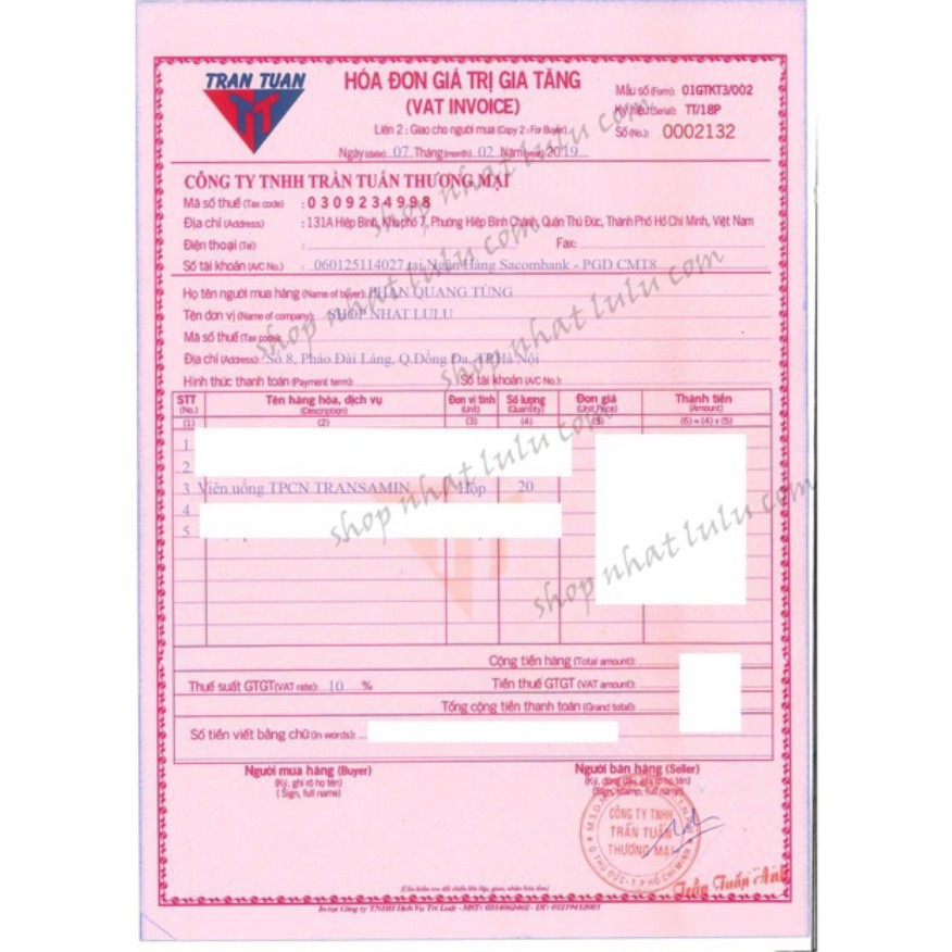 Hộp 100 Viên uống Transamin Skin White 500mg Nhật