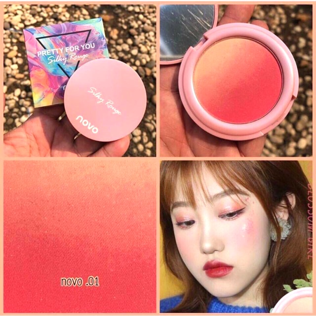 Má hồng NOVO lam Silky Rouge hottrend tone hồng - Thái Lan | BigBuy360 - bigbuy360.vn