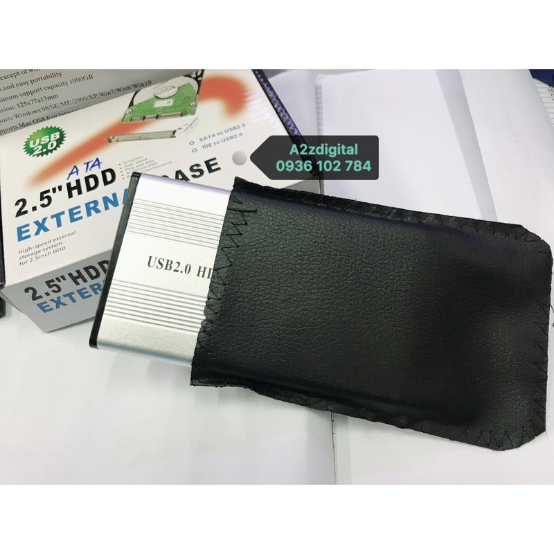 HỘP ĐỰNG Ổ CỨNG HDD 2.5 INCH ATA VỎ NHÔM CHO MÁY TÍNH | BigBuy360 - bigbuy360.vn