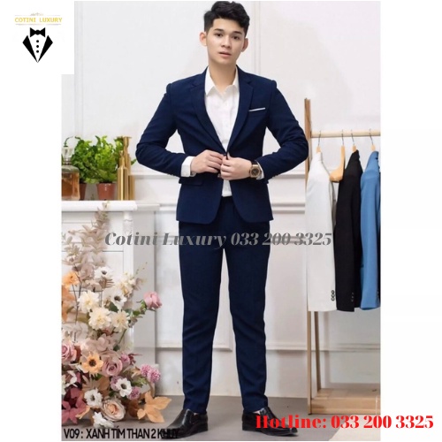 Bộ vest nam lịch lãm , vải đẹp, trẻ trung, sang trọng, đảm bảo không nhăn không xù