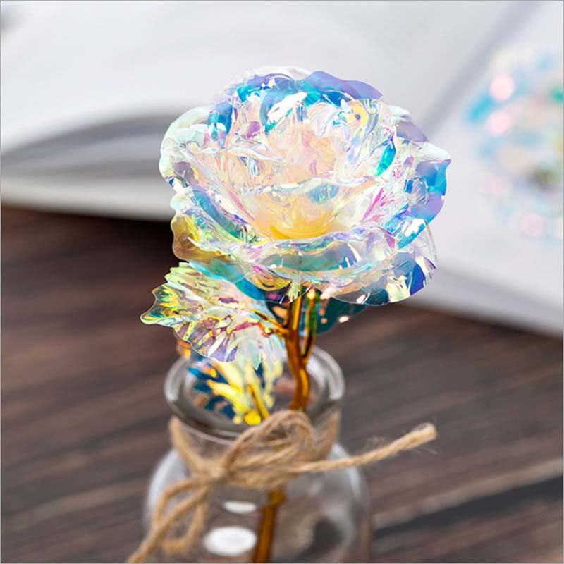Hoa Hồng Giả Gắn Đèn LED Phát Sáng Nhiều Màu Sắc Dùng Làm Quà Tặng Sinh Nhật / Giáng Sinh / Valentine