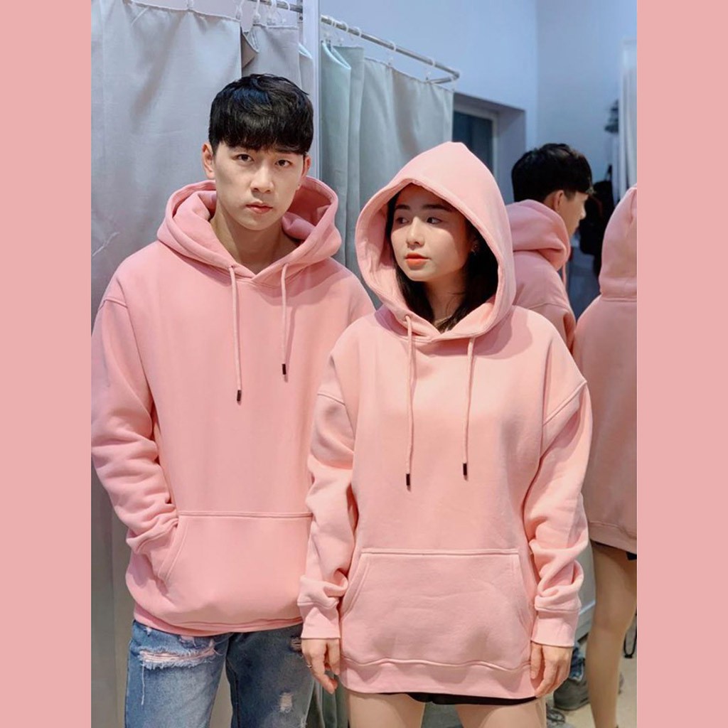 Áo Hoodie Nam Nữ TRƠN BASIC Unisex Form rộng - Áo Khoác Nam Hoodie Nỉ Ulzzang Leevin Store