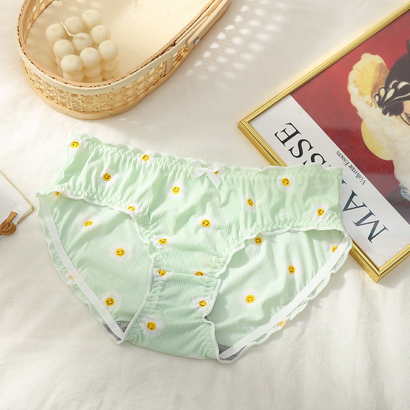 Quần lót nữ đúc su gân tăm Chunxuu, chất lanh siêu mát lạnh thiết kế họa tiết dễ thương - QC21