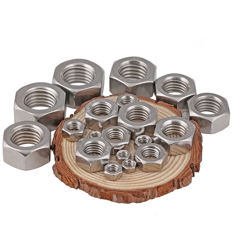 Đai Ốc Lục Giác Bằng Thép Không Gỉ 304 M2.5M3M4M5M6M8M10A