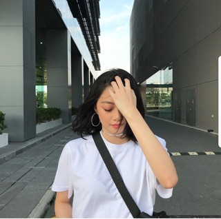Áo thun trơn trắng có size