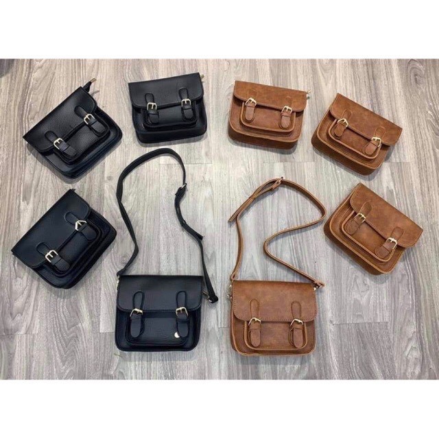 Túi Đeo Chéo Nữ Vintage Da (BEST SELLER) Stu Bags - Ulzzang Limi bags | BigBuy360 - bigbuy360.vn