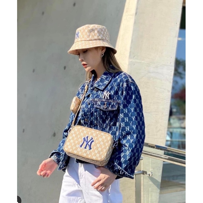 (1:1 TQXK) Mũ bucket 3 màu xanh - vàng - jean