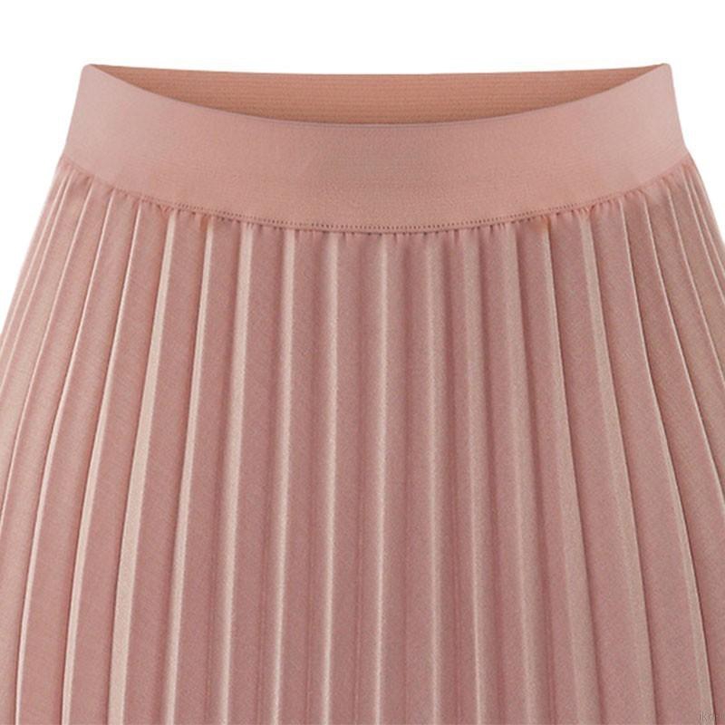 Chân váy Chiffon màu trơn chân váy xếp ly | BigBuy360 - bigbuy360.vn