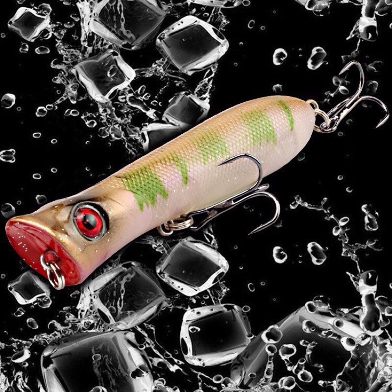 MỒI GIẢ POPPER 8cm-11g mẫu mới