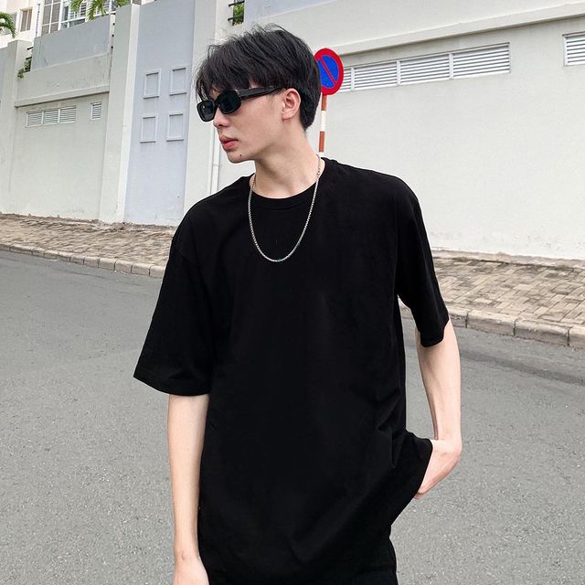 Áo Thun Tay Lỡ BASIC 6 Màu Trơn Phông Unisex Nam Nữ Cotton Oversize Form Rộng LUNACY | BigBuy360 - bigbuy360.vn
