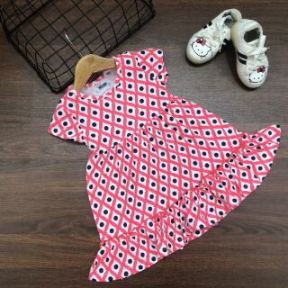 Đầm thun cotton cho bé gái