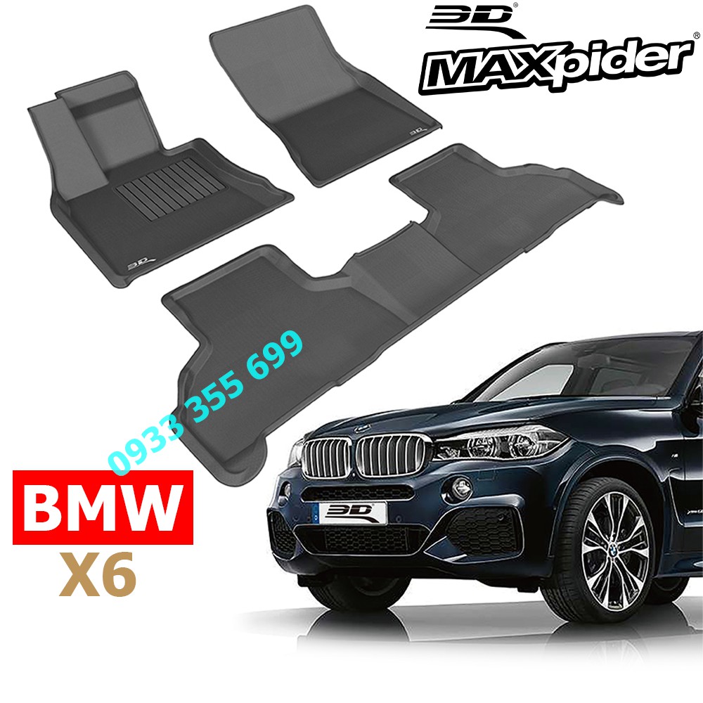 Thảm Lót Sàn BMW X6 chính hãng 3D MAXpider KAGU