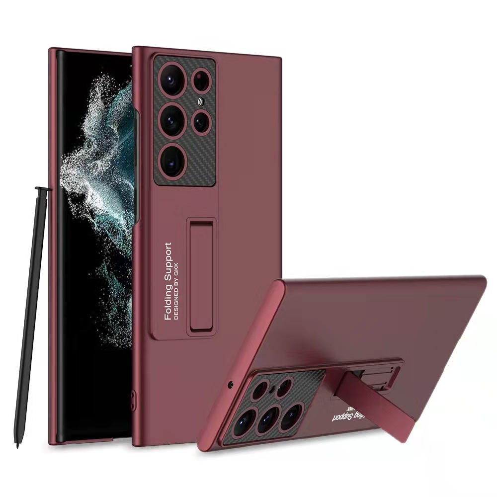 Bao Da Điện Thoại Siêu Mỏng Có Giá Đỡ Cho samsung galaxy s22 ultra s23 ultra 23 Ốp