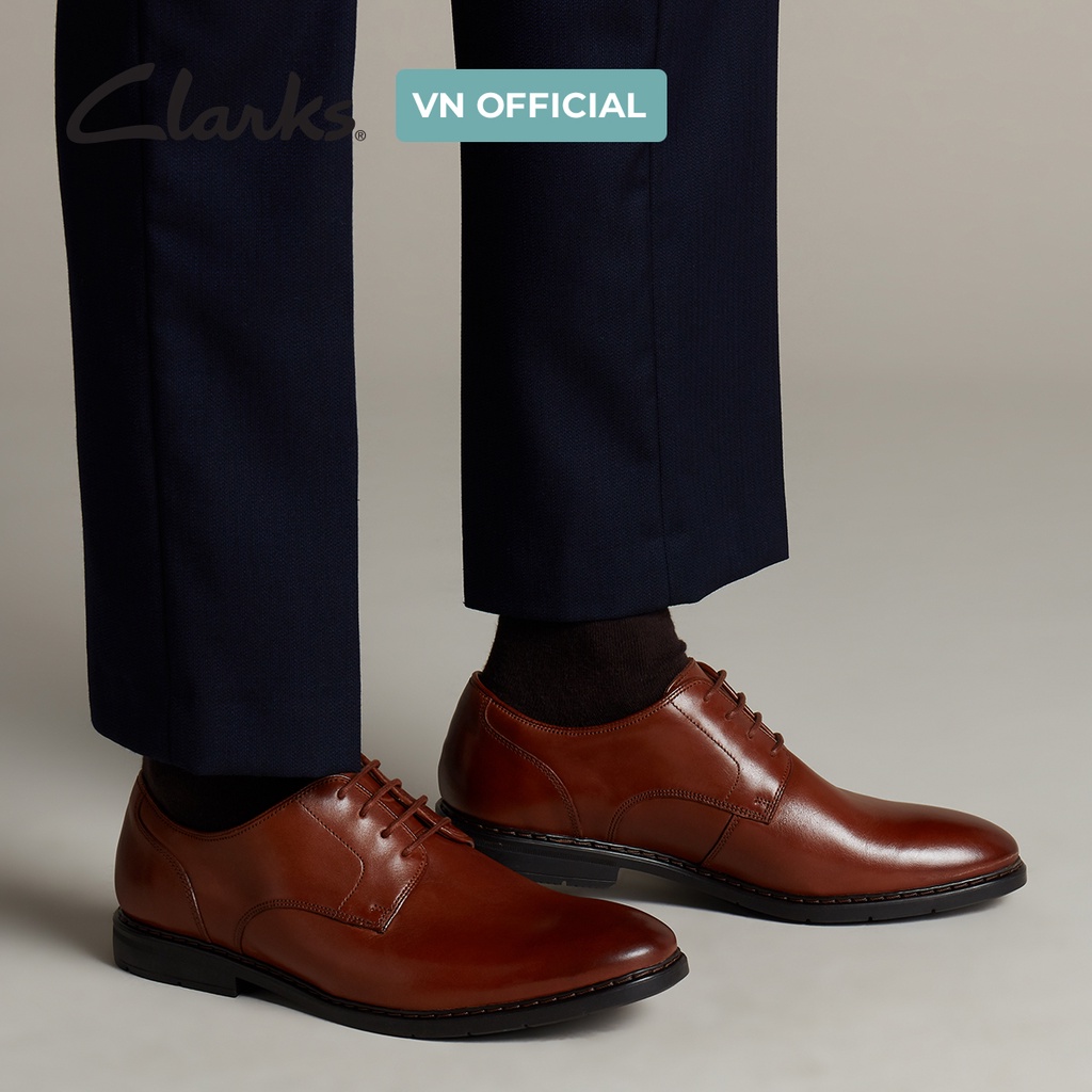 Giày Oxfords nam CLARKS Banbury Lace màu nâu