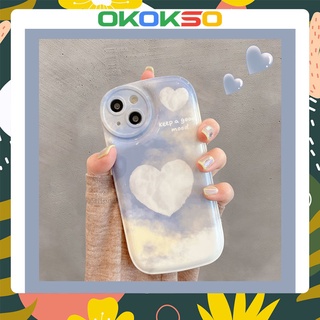 Suitable for OPPO mobile phone shell Reno7pro/reno6/5pro New simple sky love anti-fall mobile phone case soft shell couple models