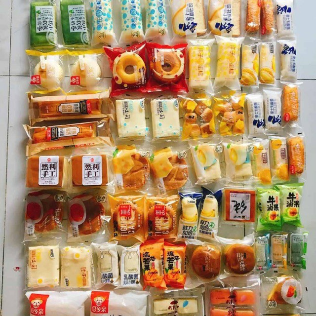 Bánh Đài Loan 1kg bông lan, bánh kem, các loại siêu ngon date mới không chọn vị BANANA