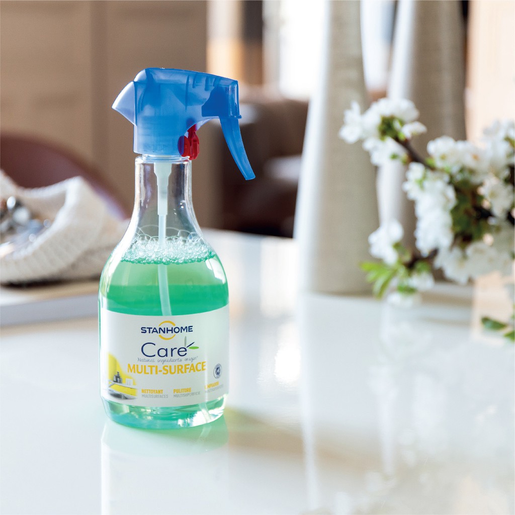 Xịt làm sạch bếp hữu cơ cho da nhạy cảm Stanhome Multi-Surface Care 500ml