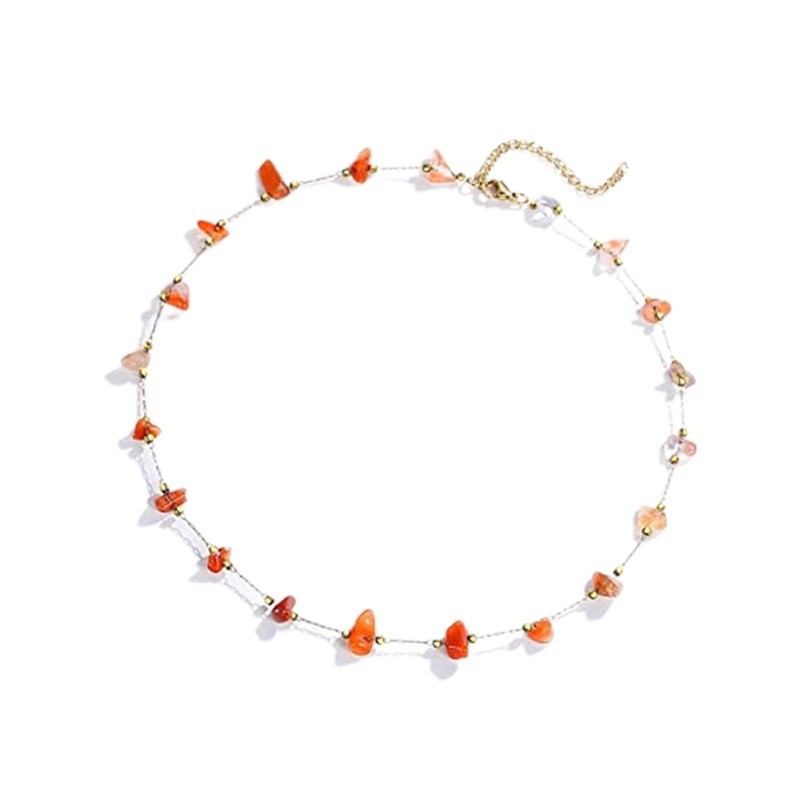 Vòng Tay Mã Não Đỏ / Tím Đính Pha Lê May Mắn &amp; Thịnh Vượng Cho Nữ