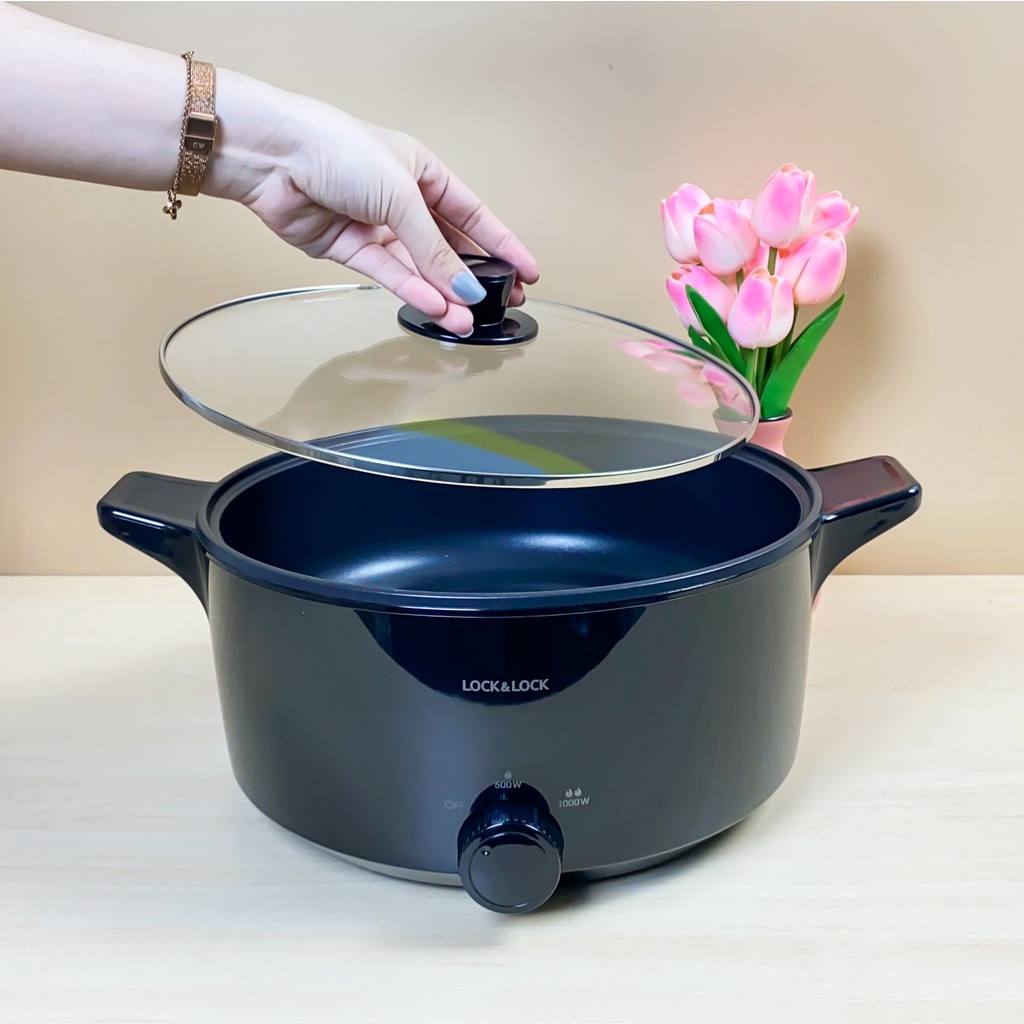 Nồi điện đa năng Lock&amp;Lock Versatile Hot Pot 4L - Nồi Lẩu Đa Năng Tiện Lợi