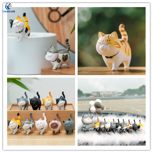Mô Hình Mèo Hoạt Hình Đáng Yêu Trang Trí Tiểu Cảnh