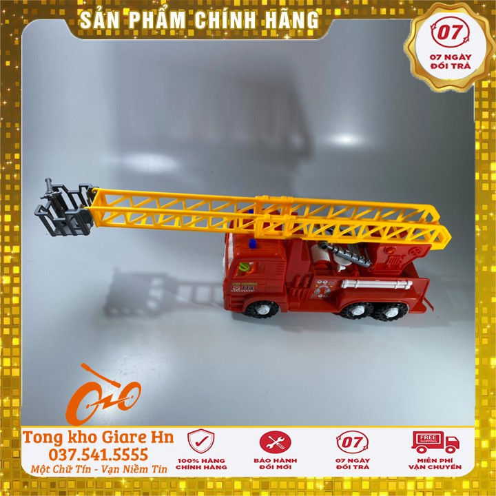 Xe đồ chơi, Xe cưu hộ đồ chơi cho bé, Kích thước lớn - chắc chắn - chạy cót - Hàng Việt Nam