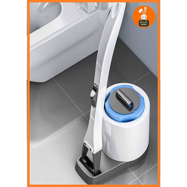 Bộ vệ sinh bồn cầu nhà tắm thông minh có đầu cọ sử dụng 1 lần, kèm theo đầu thay thế
