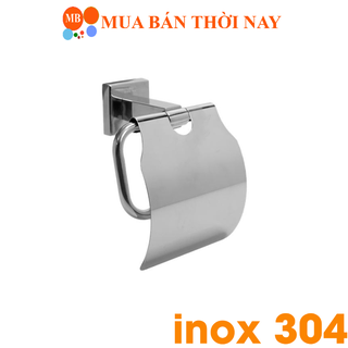 Hộp Móc Giấy Vệ Sinh Inox 304 Đế Đúc HG 616 Bóng Mờ