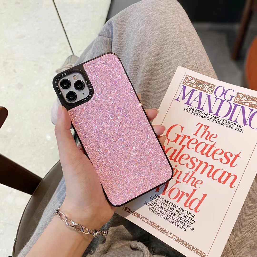 Ốp điện thoại cứng lấp lánh chống sốc bảo vệ toàn diện cho IPhone 12pro max 12mini 11Pro Max XS Max XR SE 2020 7 8 Plus | BigBuy360 - bigbuy360.vn