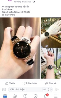 Đồng hồ nữ Anne Klein Diamond đen