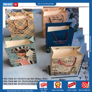 Túi giấy Dây Xách - CAO CẤP - ĐỦ SIZE - 1 Cái
