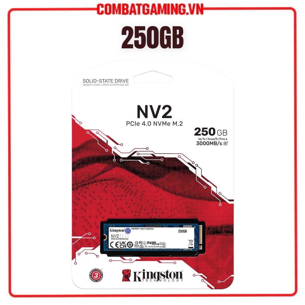 Ổ cứng SSD Kingston NV2 PCIe 4.0 NVMe 250GB 500GB Hàng Chính Hãng Npp SPC/VS | BigBuy360 - bigbuy360.vn