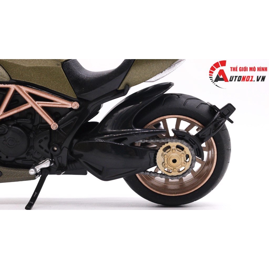 MÔ HÌNH XE DIAVEL GREEN 1:12 CÓ ĐÈN NHẠC DIECAST METAL 7762