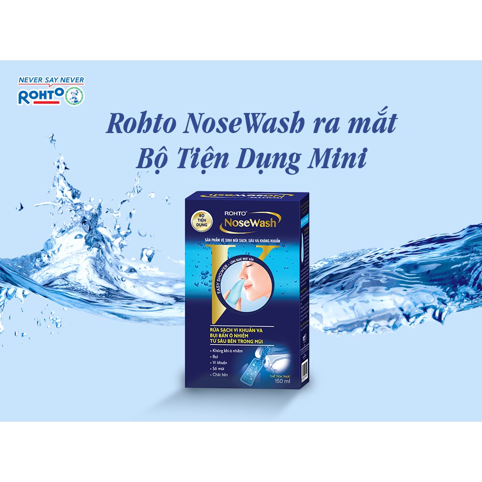 ✅ [CHÍNH HÃNG] Bộ tiện dụng vệ sinh mũi Rohto NoseWash