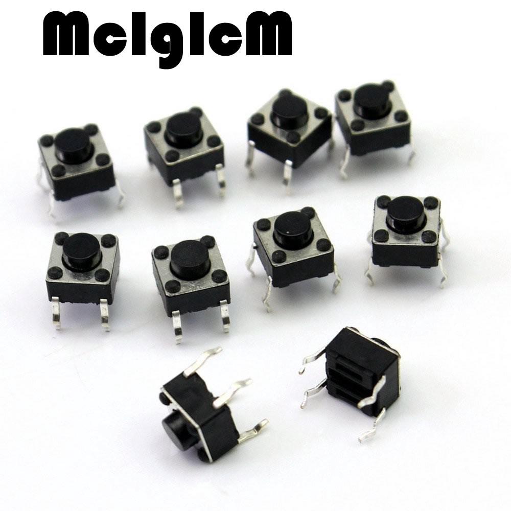 giảm 20% đơn từ 0K]10 Công Tắc Bấm Nút Nhấn Mini 6 * 6 * 5Mm 4 Pin