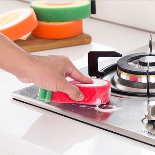 Miếng rửa chén bát bọt biển hình trái cây dễ thương