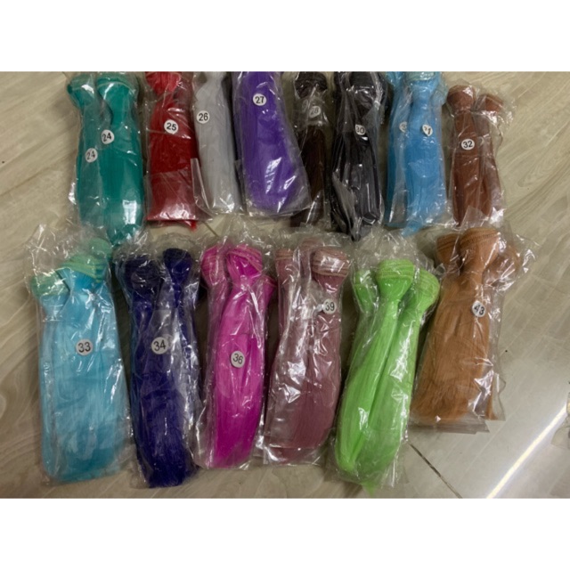 Line may tóc búp bê bjd - thẳng 15cm - màu 51