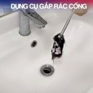 Dụng Cụ Gắp Rác Thông Cống Lò Xo Siêu Việt Có Đầu Gắp