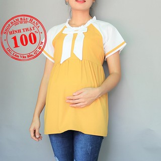 ÁO BẦU THỜI TRANG VẢI LỤA CAO CẤP