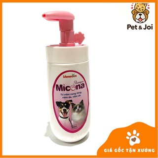 Sữa tắm trị nấm cao cấp Micona ve-me-dim 200ml cho chó mèo