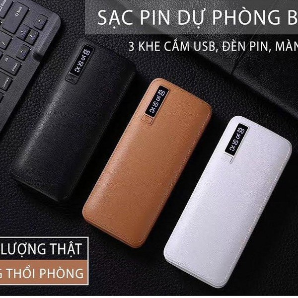 PIN DỰ PHÒNG SAMSUNG, OPPO 28.000 VỎ DA