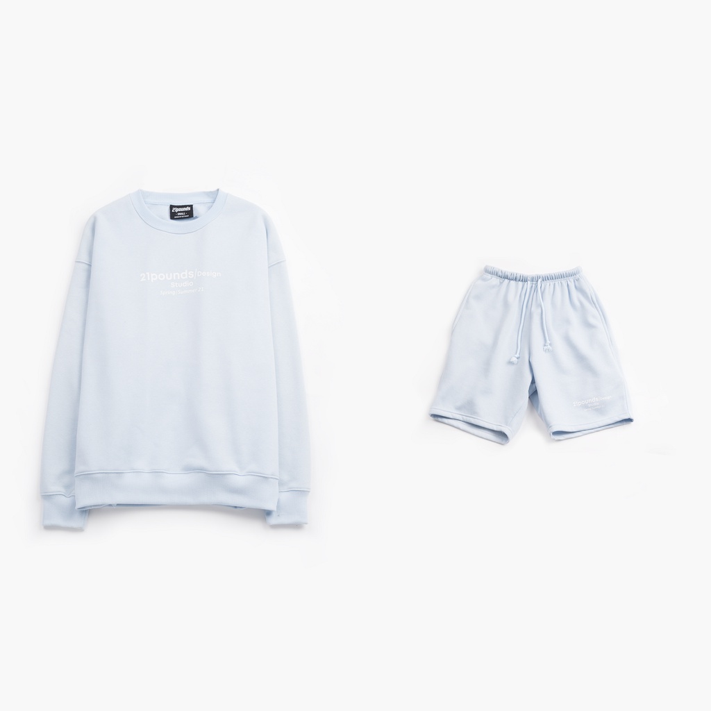 Set bộ sweater và quần đùi 21pounds