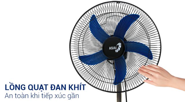 Quạt lửng Asia A16009-DV1 Xanh đen